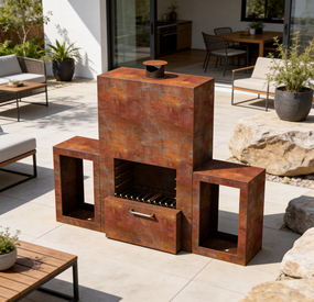 Corten Steel Fire Pit